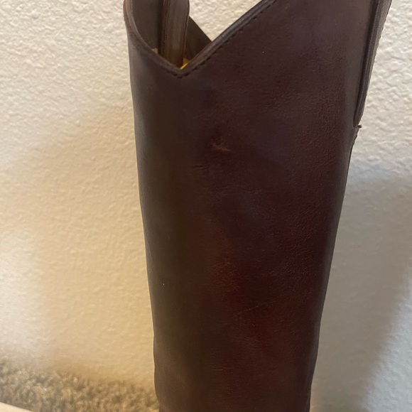 Frye Faye Metal Plate Pull On Western Boot 7.5 - Picture 8 of 13